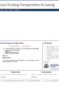 Mobile Screenshot of lynxtrucking.ca